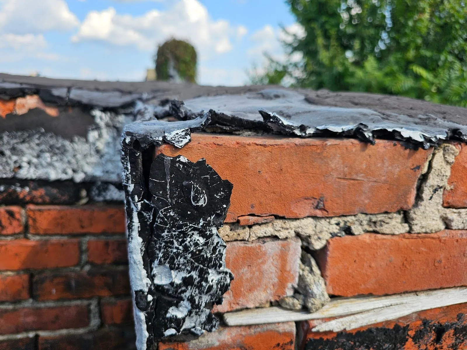 Commercial Roof Flashing Failure Repair in Carmel, IN