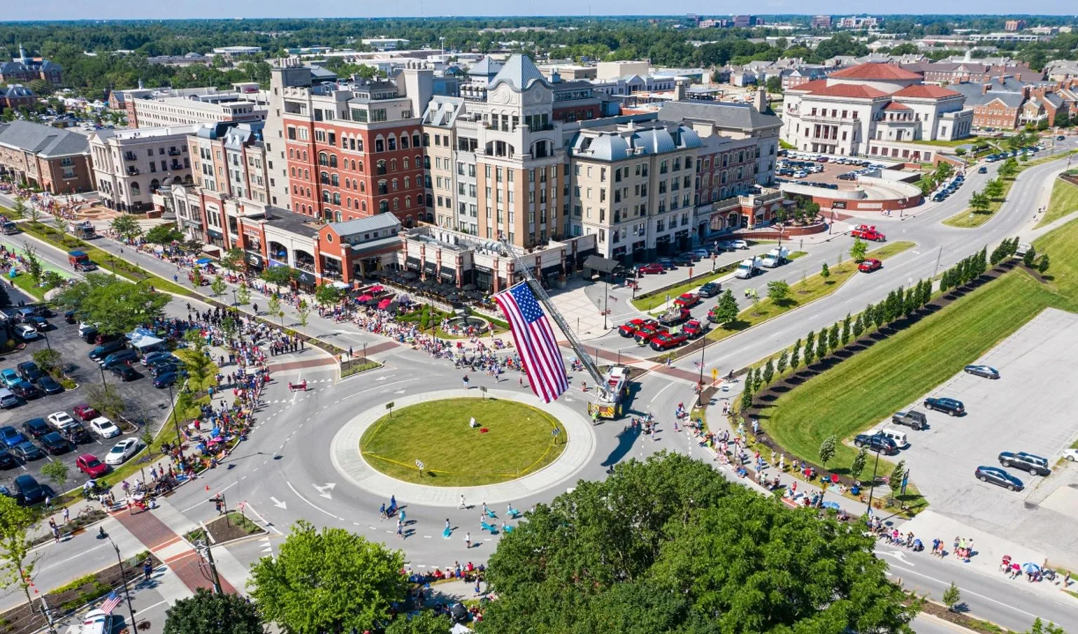 Carmel City Center roundabout, Carmel, Indiana