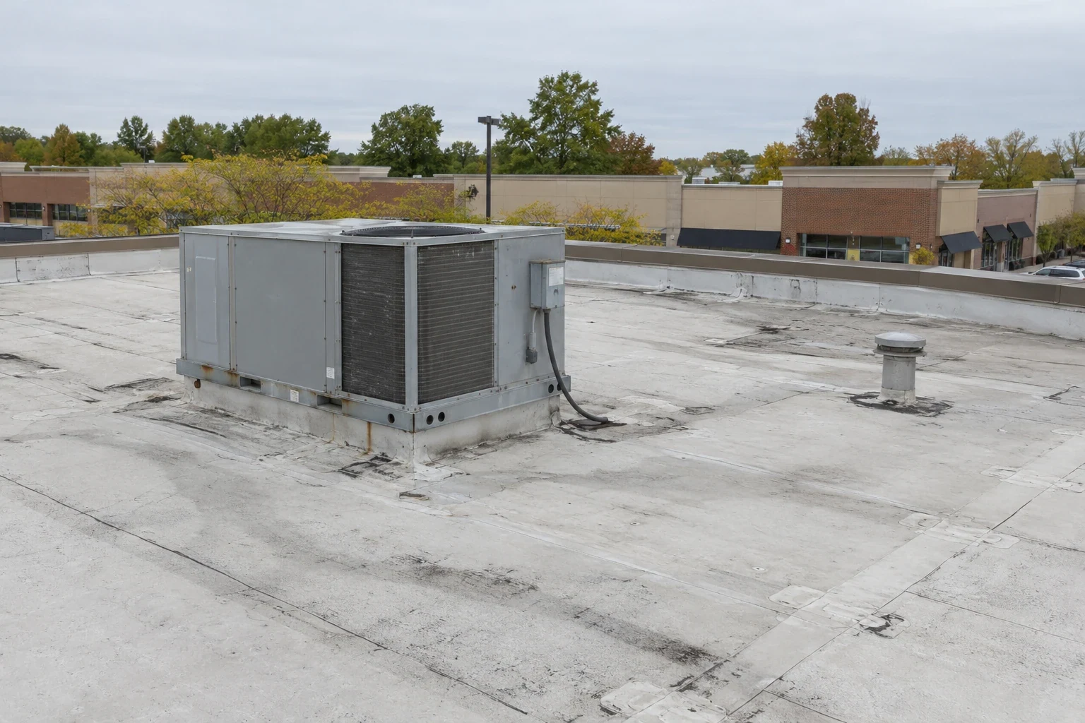 Shopping Center Roofing, Carmel, IN