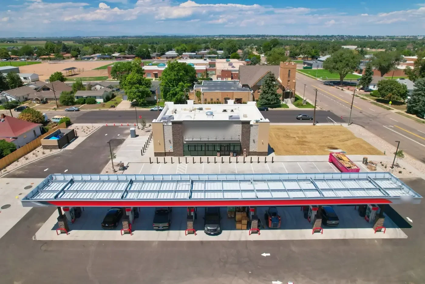 Commercial Drone Roof Inspection in Carmel, IN